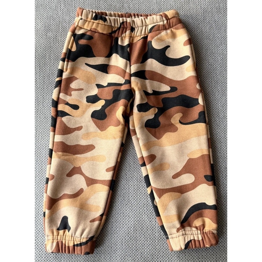 Rebel Bro Ranger Camo Sweatpants 12-18M Toddler Fleece Joggers Boutique NWT